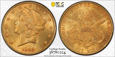 1893-CC $20 MS61