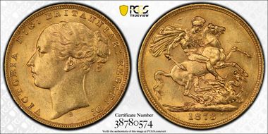 1873-S Sov S-3858A St. George MS62