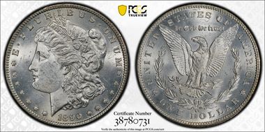 1890-CC $1 MS62