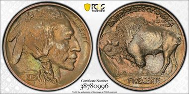 1913 5C Type 1, 3-1/2 Legs, FS-901 MS65