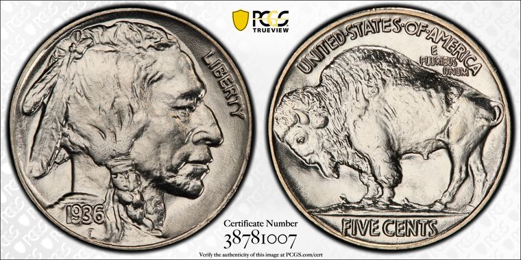 Cert 38781007 - Coin Image