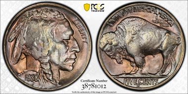 1938-D/D 5C Buffalo, RPM-2 MS67