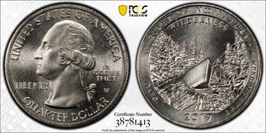 2019-W 25C Frank Church River of No Return NP First Week of Discovery MS66