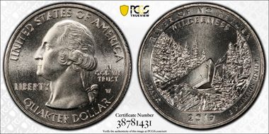 2019-W 25C Frank Church River of No Return NP First Week of Discovery MS67