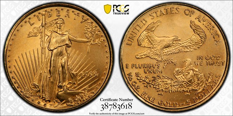 Cert 38783618 - Coin Image