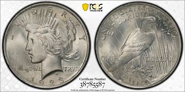 1923 $1 MS65