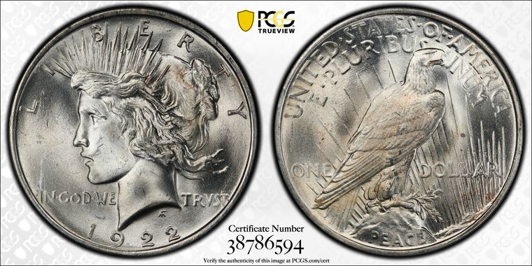 Cert 38786594 - Coin Image