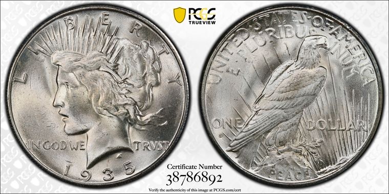 Cert 38786892 - Coin Image