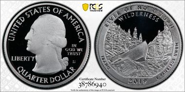 2019-S 25C Frank Church River of No Return NP - Silver Limited Edition Proof Set PR69DCAM