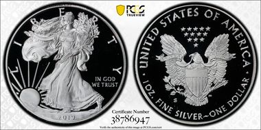 2019-S $1 Silver Eagle Limited Edition Proof Set PR69DCAM