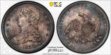 1837 50C MS64