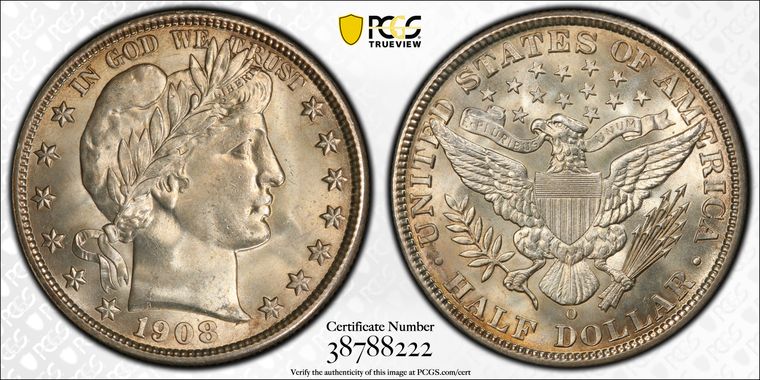 Cert 38788222 - Coin Image