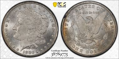 1880-CC $1 VAM 6 8/7 Low 7 GSA Hoard MS63