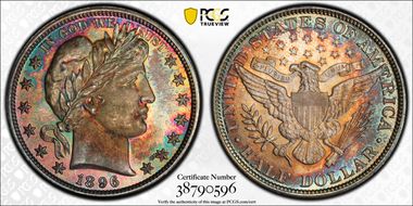 1896 50C MS67