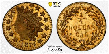 1874 G25C BG-876 MS66
