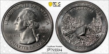 2019-W 25C Frank Church River of No Return NP First Week of Discovery MS66