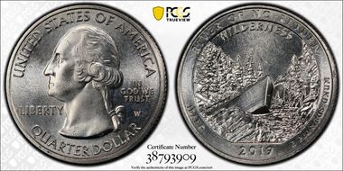 2019-W 25C Frank Church River of No Return NP First Week of Discovery MS66