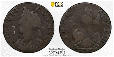 1787 CT 1/2P Hercules Head F12BN