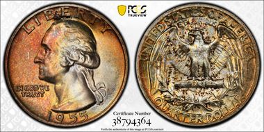 1955 25C MS67