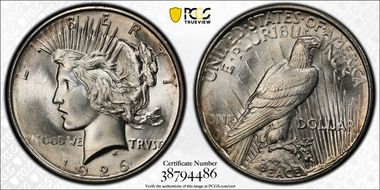 1926-D $1 MS66+