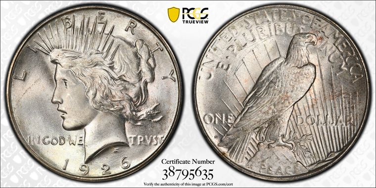 Cert 38795635 - Coin Image