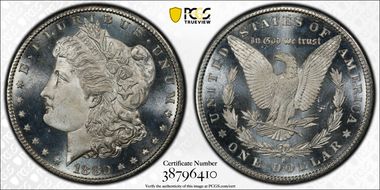 1880-S $1 MS67+ PL
