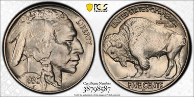1930-S 5C MS66+ 