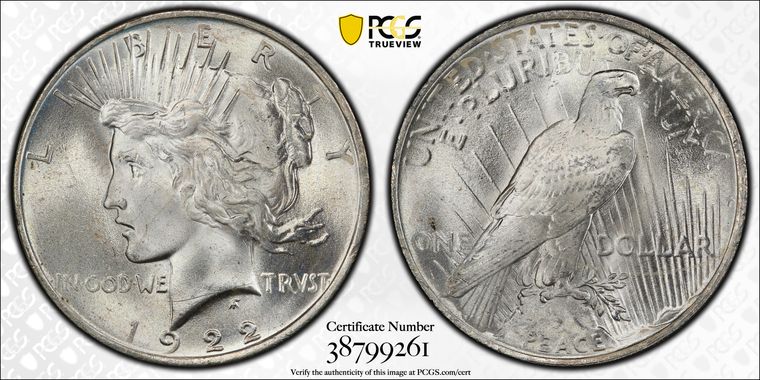 Cert 38799261 - Coin Image