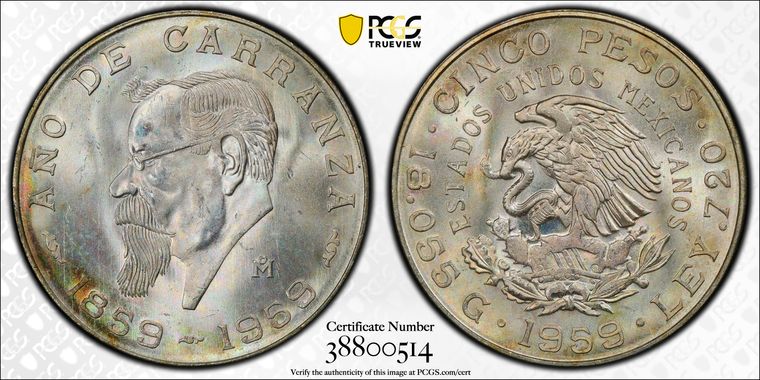 Cert 38800514 - Coin Image