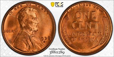 1938-S 1C MS66RD