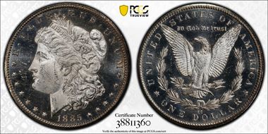 1885-CC $1 MS63DMPL