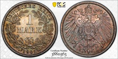 1901-E Mark J-17 MS66
