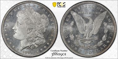 1890 $1 MS65
