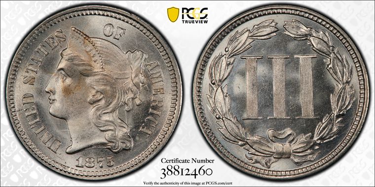 Cert 38812460 - Coin Image