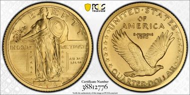 2016-W 25C 100th Anniversary Gold SP69