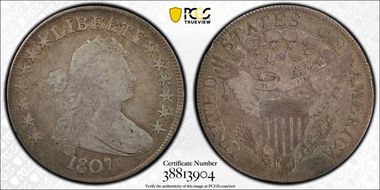 1807 50C Draped Bust VG10