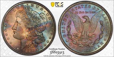 1886 $1 MS64+