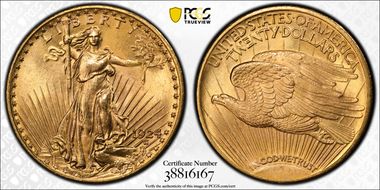 1924 $20 MS65