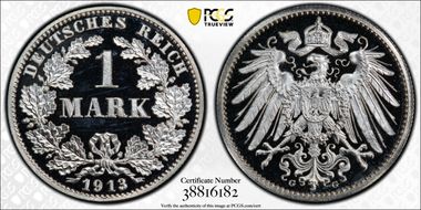1913-G Mark J-17 PR66DCAM