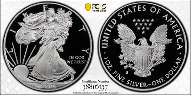 2019-S $1 Silver Eagle PR68DCAM