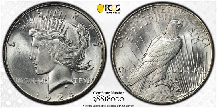 Cert 38818000 - Coin Image