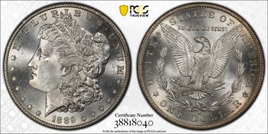 1889-S $1 MS65