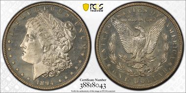 1894-S $1 MS65