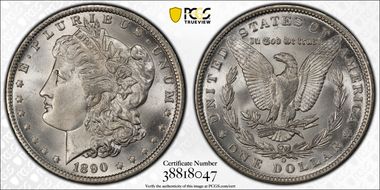 1890-O $1 MS65+