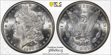 1890-S $1 MS66+