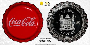 2020 $1 Coca-Cola Bottle Cap PR70DCAM