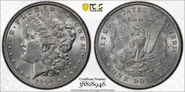 1897 $1 MS62