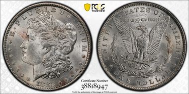 1882 $1 MS62