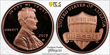 2019-W 1C Shield PR66DCAM