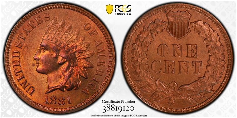 Cert 38819120 - Coin Image